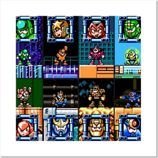 Mega Man 5 Bosses Posters and Art